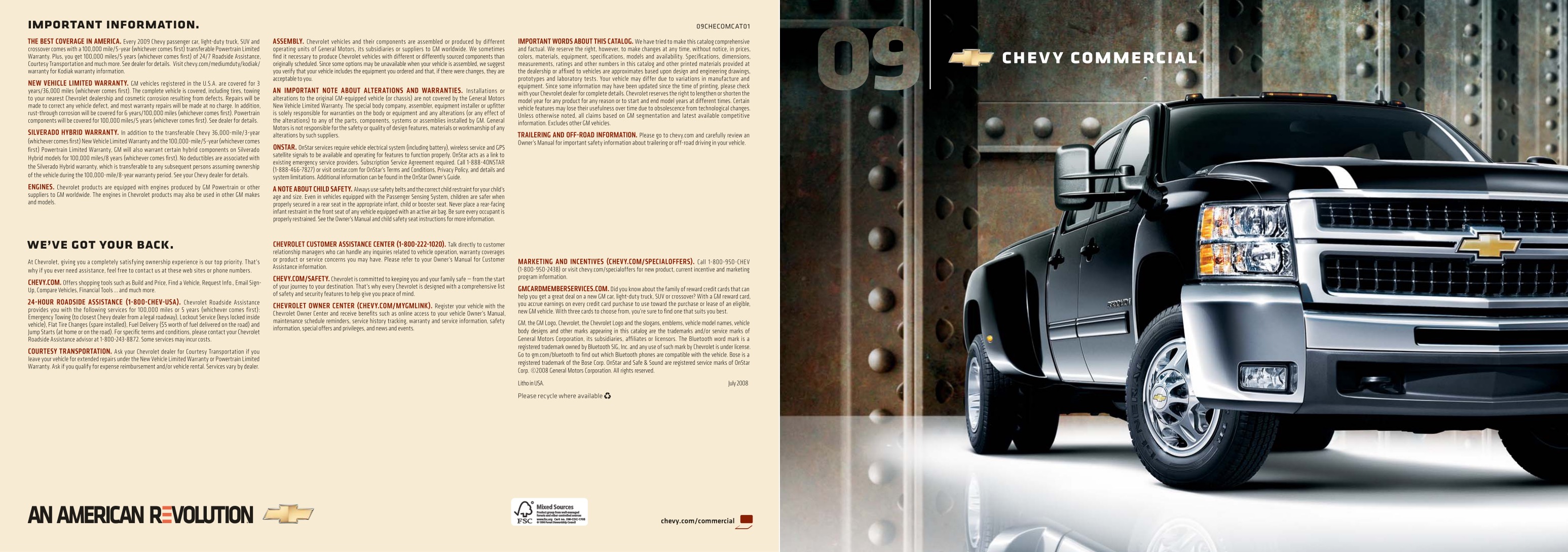 2009 Chevrolet Express Brochure